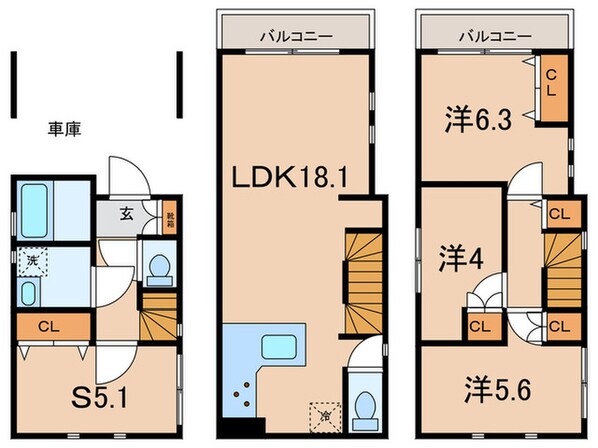 Kolet久地♯05の物件間取画像